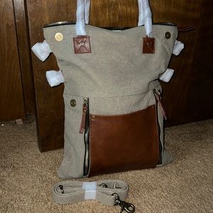 Mona B Fold Over Convertable bag